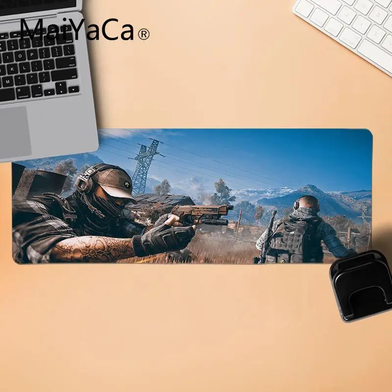 MaiYaCa Pubg офисные мыши геймер мягкий коврик для мыши Противоскользящий прочный силиконовый компьютерный коврик