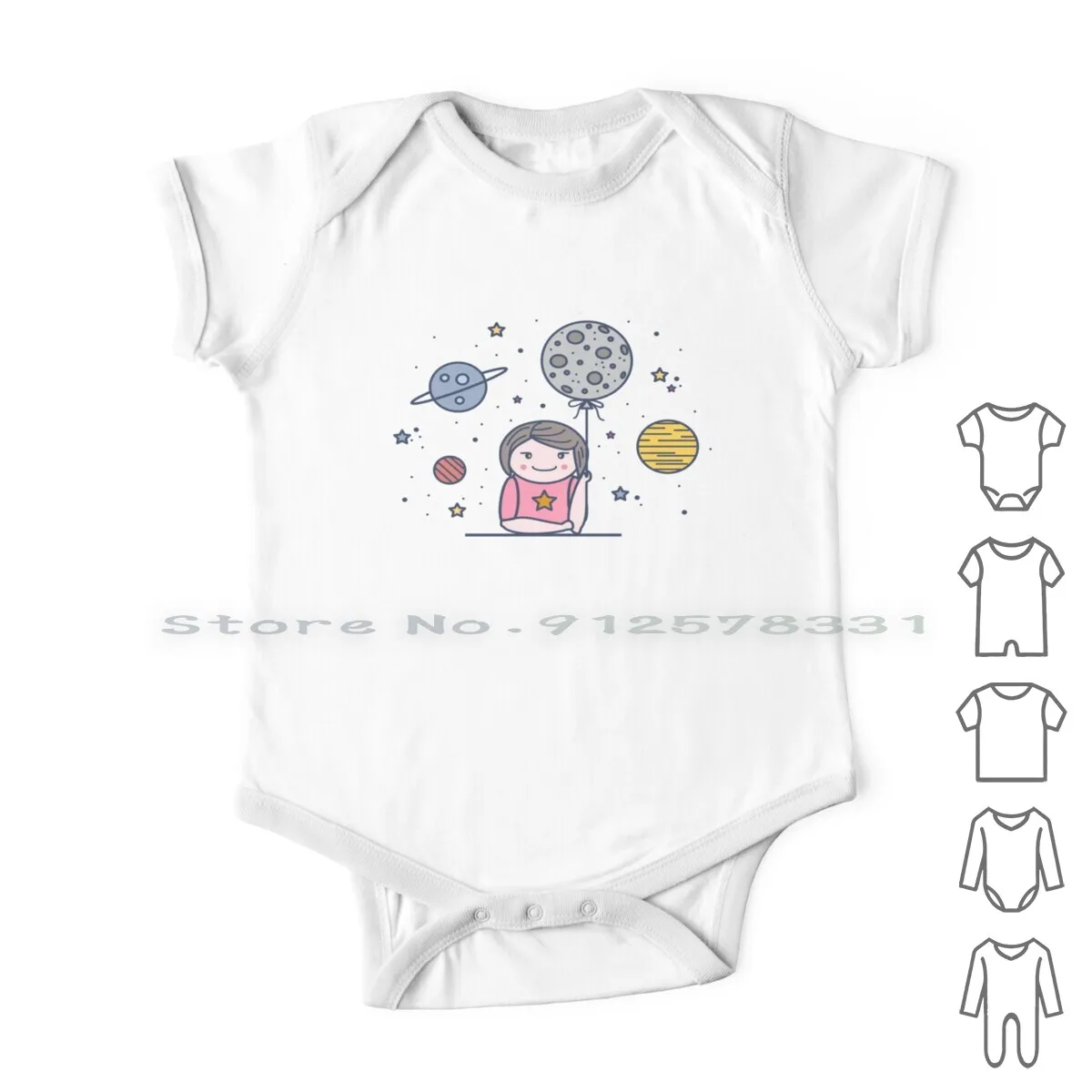 

Cute Girl , Moon & Stars Newborn Baby Clothes Rompers Cotton Jumpsuits Cute Aesthetic Kawaii Pink Manga Tumblr Pastel Stars