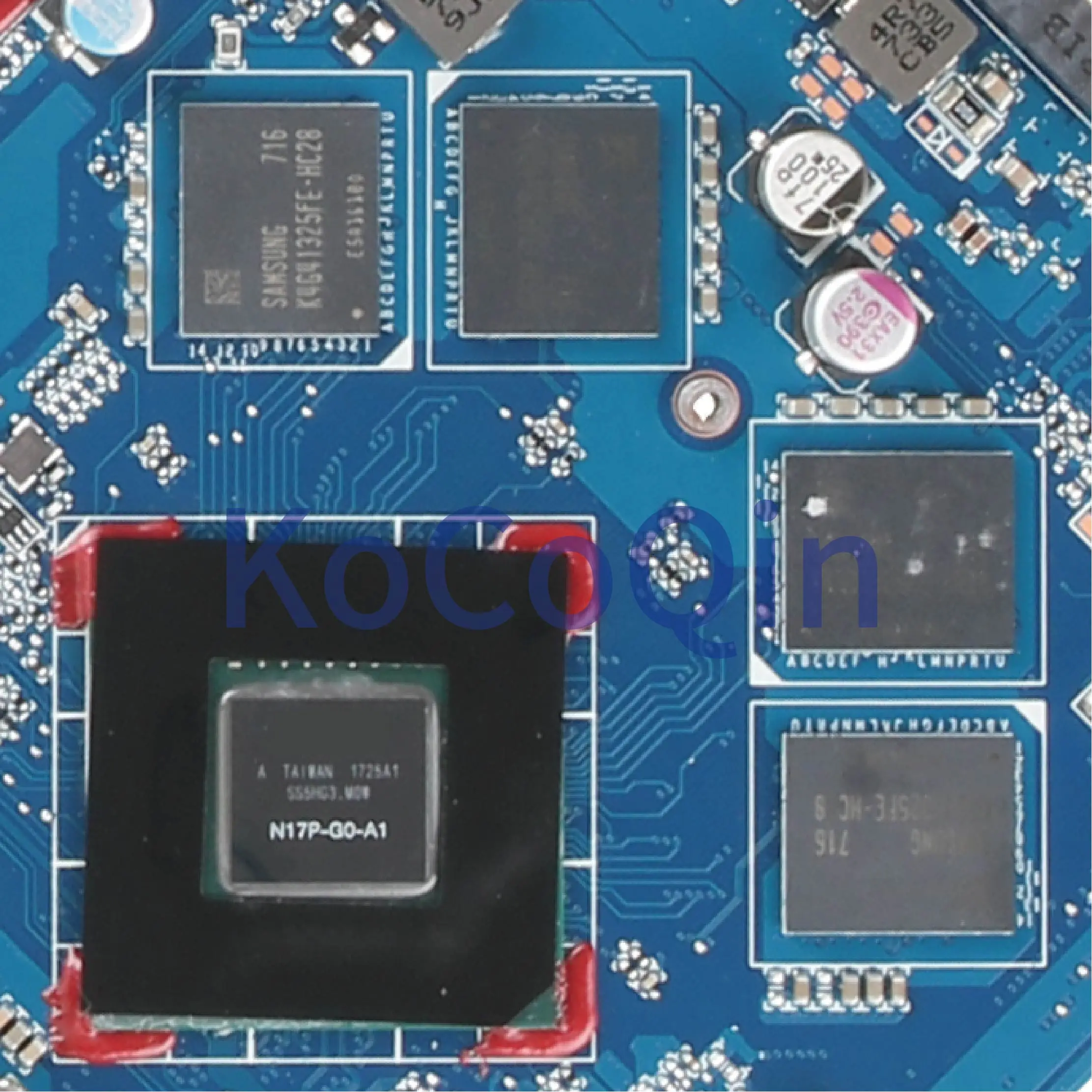 New  KoCoQin Laptop motherboard For HP Pavillion 17-AB 17-W I5-7300HQ GTX1050 Mainboard 915468-001 91546