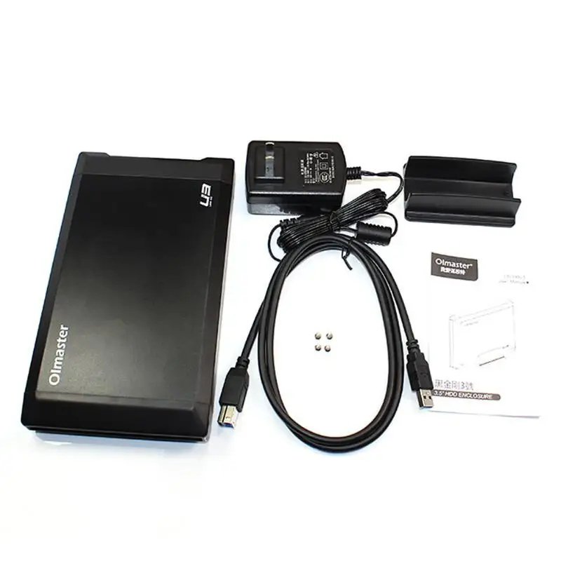 OImaster EB-330U3 USB3.0 на SATA 3,5 дюймов HDD коробка Высокая скорость внешней памяти SDD жесткий диск чехол для компьютера ноутбука ПК