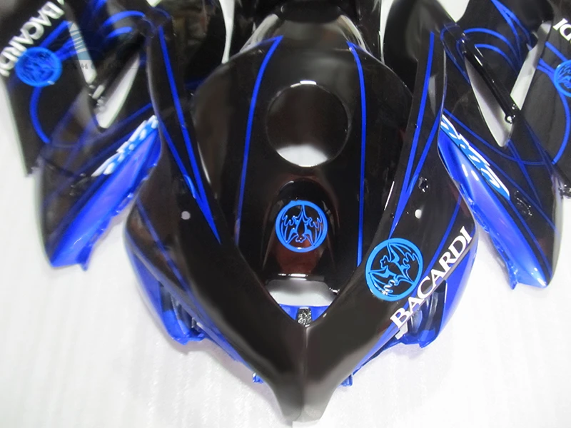 Пользовательские комплект обтекателя впрыска, пригодный для Honda CBR1000RR 2004 2005 CBR 1000RR 04 05 синий черный пластик гоночная обтекаемая форма наборы KR11