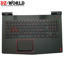 Nordic Tampa Do Teclado com C Shell Palmrest Maiúsculas e Touchpad para Lenovo Legião Y520-15IKB Laptop 5CB0N00269