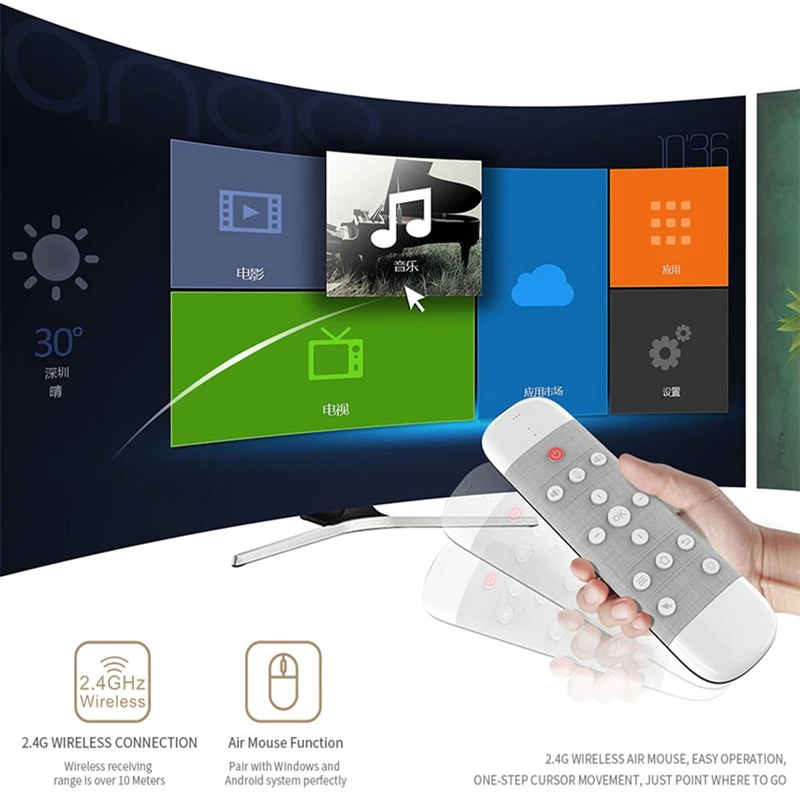 Q40 2 4G Air Mouse и беспроводной пульт дистанционного управления клавиатурой для