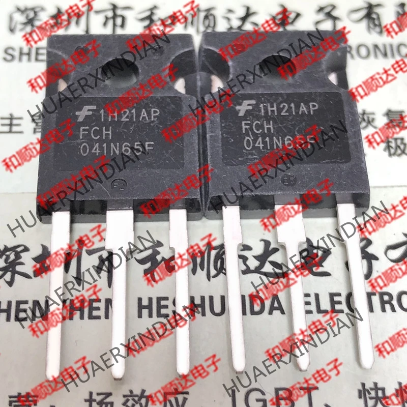 5 шт., новые оригинальные кнопки FCH041N65F-247 650V 76A
