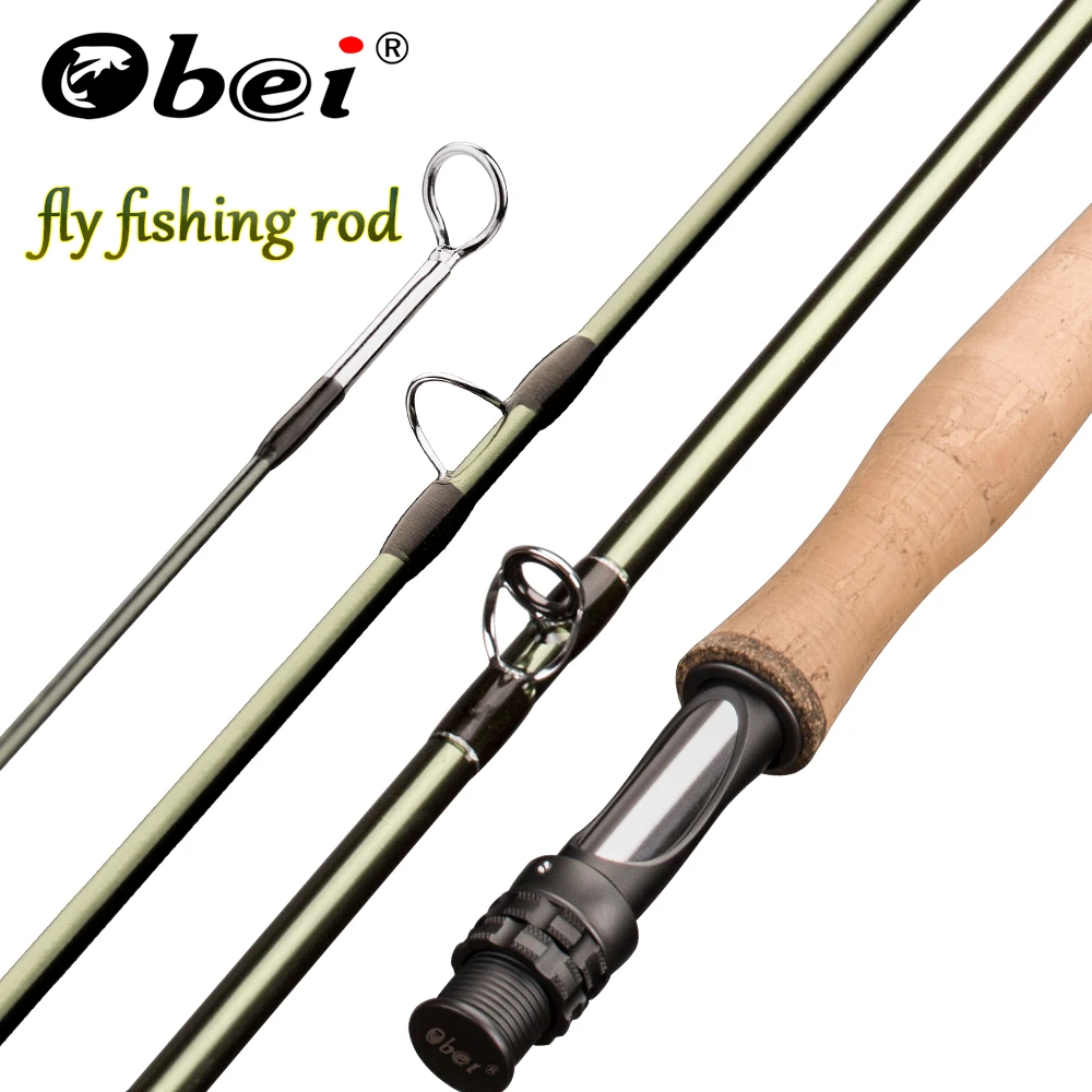 Obei Emerald Fly Fishing Rod 8/9/10ft Light Weight Travel Fly Rod