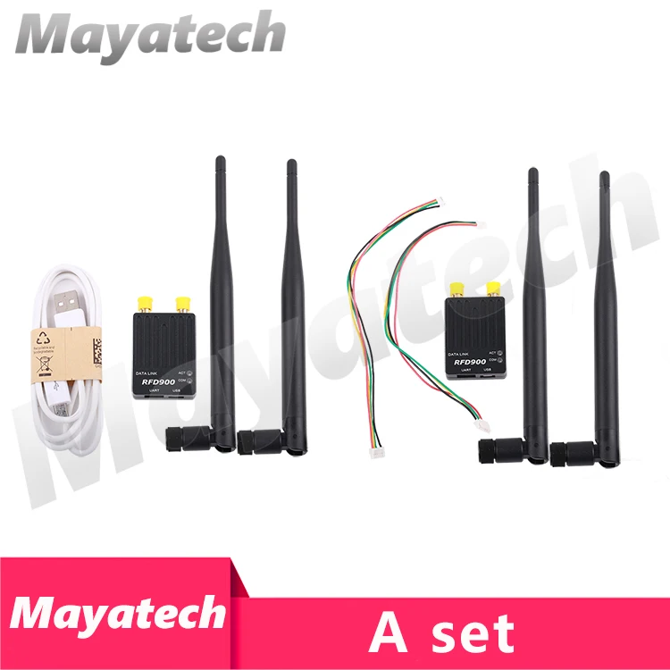 Metal RFD900 full Mayatech металлический корпус RFD900 БПЛА радиопередатчик данных дальний модуль передачи данных - Цвет: Metal RFD900 full