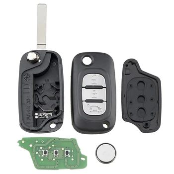 

Car Smart Remote Key 3 Button 43hz PFC7961A Chip for Renault Fluence Megane III