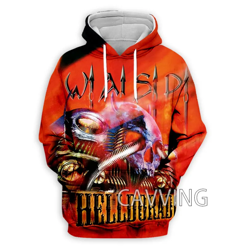 New Fashion Women/Men's 3D Print  W.A.S.P Rock  Hoodies Hooded Sweatshirts Harajuku Hoodie Sweatshirts Tops Clothing  H01 2