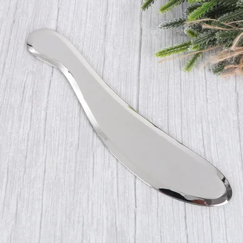 

Stainless Steel Massaging Massage Therapy Scrapping Plates Polished Massage Board for Home Salon - 178x40x4mm