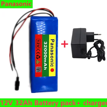 

100% original 12v battery pack large capacity 12v 32Ah 18650 lithium battery protection board 12v 32000mah capacity + charger