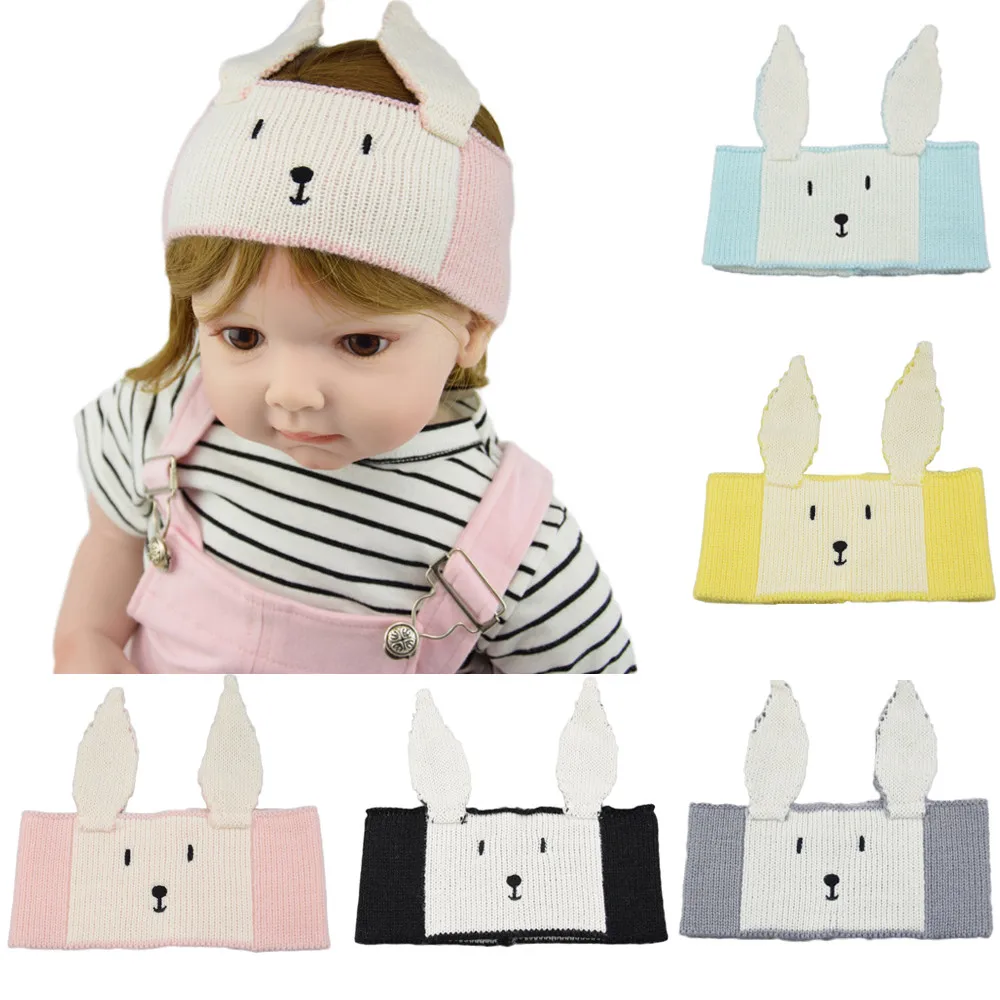 Newborn Toddler Baby Girls Headband  kids rabbit ears wool headbandTurban Headband Hair Accessories Baby Gifts for 0-4Y