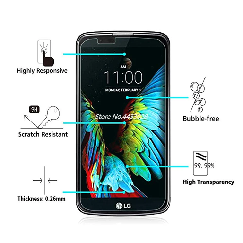 Закаленное стекло для телефона LG K10 2017 Европейская версия полное покрытие Защита