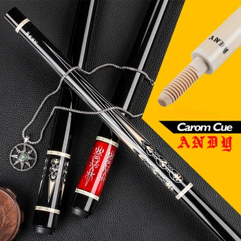 

ANDY Billiard Carom Cue 12mm Tip 142cm Length 2 Colors Carom Taper Shaft 3 Cushion Cue Professional Billiard Stick Cue