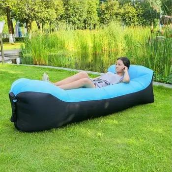 

Oxford Cloth Pillow Outdoor Lazy Inflatable Sofa Bed Sofa Lounger Air Sofa Sleep Bean Bag Chair Outdoor Beach Lounger 240*70cm