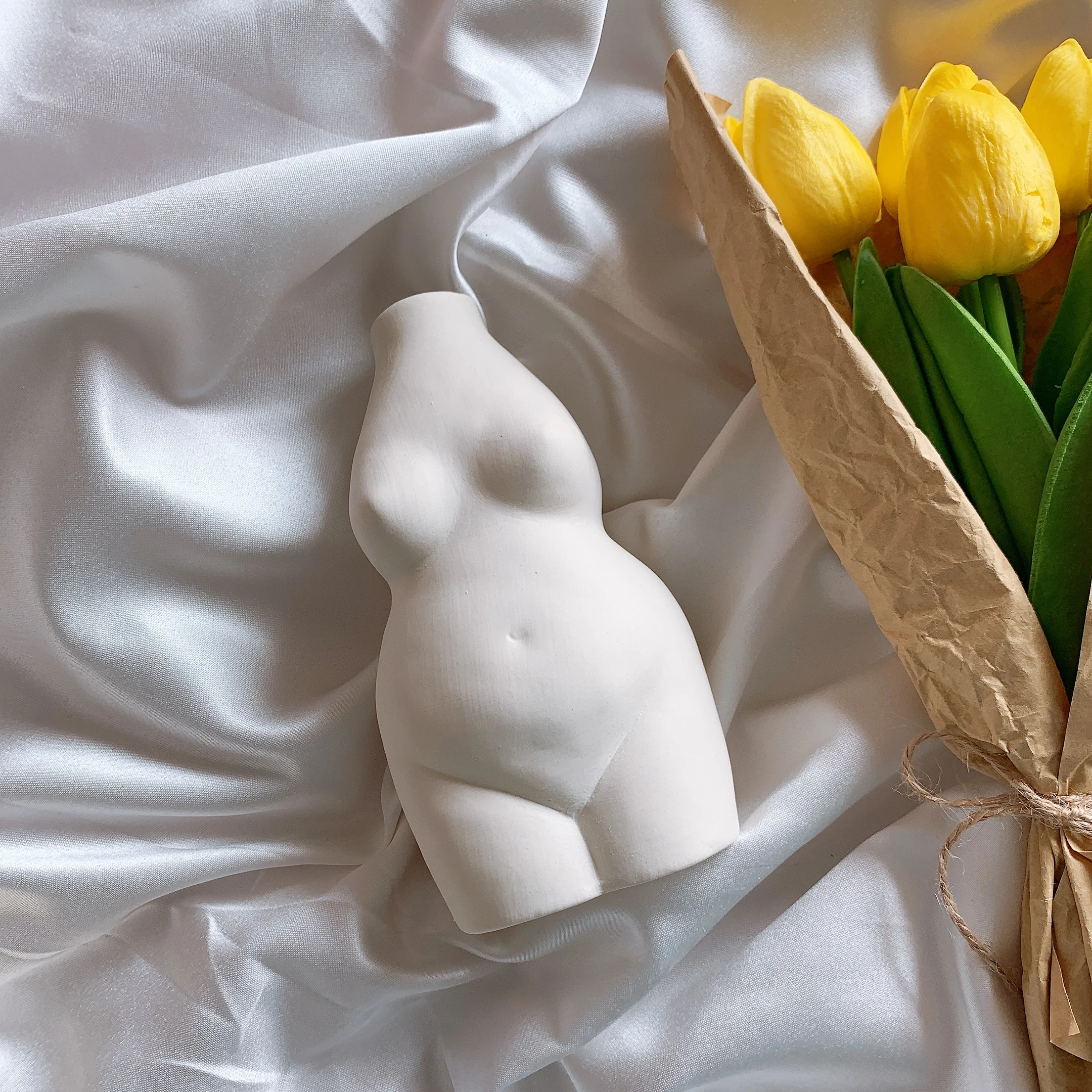 Креативная абстрактная ваза для искусства человеческого тела керамический