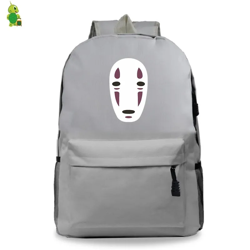 Школьные сумки Ghibli, Унесенные унесением, без лица, мужской рюкзак для подростков, женщин и мужчин, рюкзак для ноутбука, Детский рюкзак для книг, повседневные дорожные сумки - Color: 10