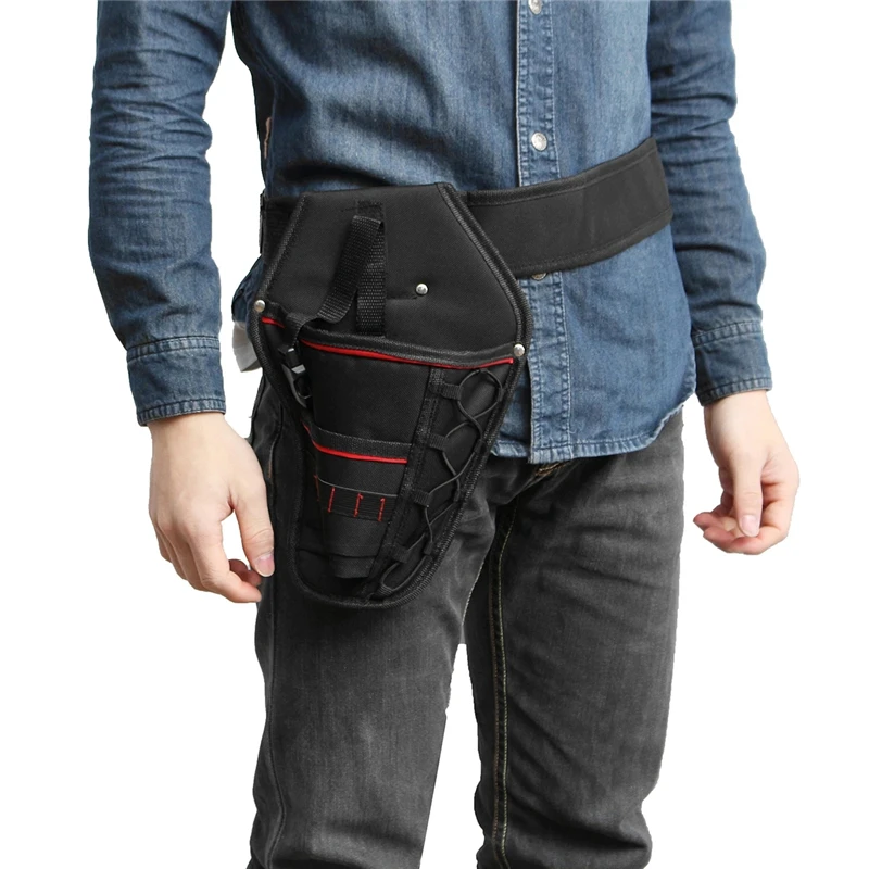 Waist Pockets Cordless Electronic Drill Holster Tool Belt Pouch Adjustable Belt Storage Bag Impact Wrench Tool Bag garden tool bag