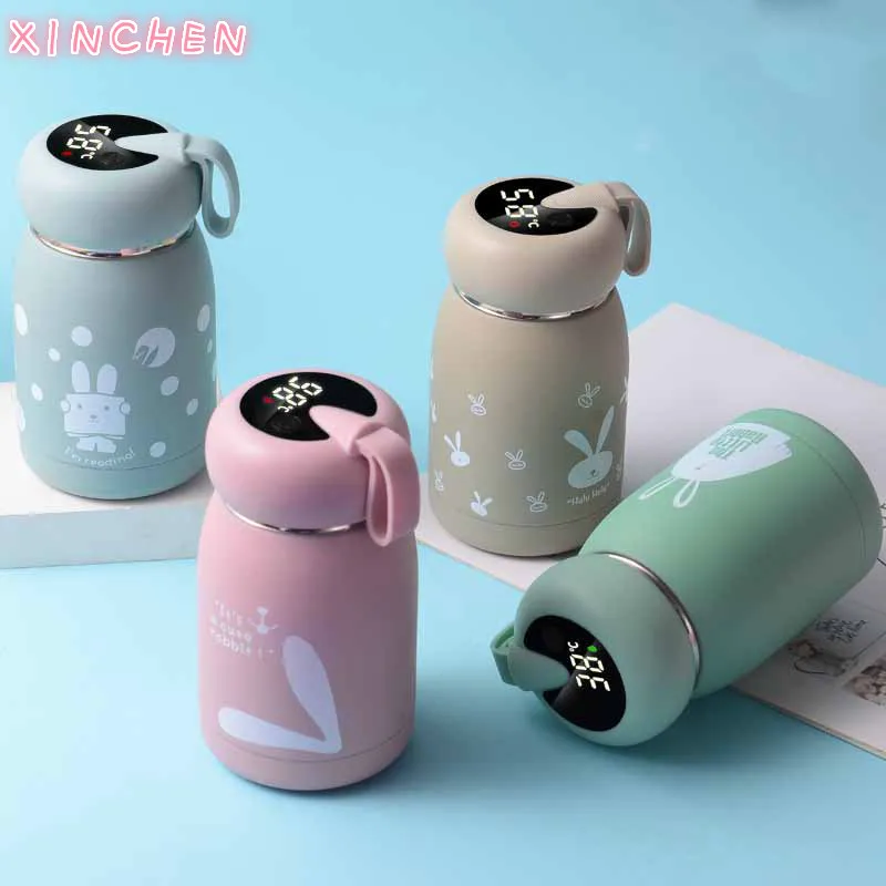 

320ML Stainless Steel 304 Water Bottle Temperature LED Display Thermos Coffee Mug Vacuum Flasks Tea Milk Cup Children Gift