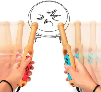 

Drum Stick for Nintendo Switch Joy-Con Controllers Accessories, Hand Grip Holder for Nintendo Motion Sensing Game Aces Taiko