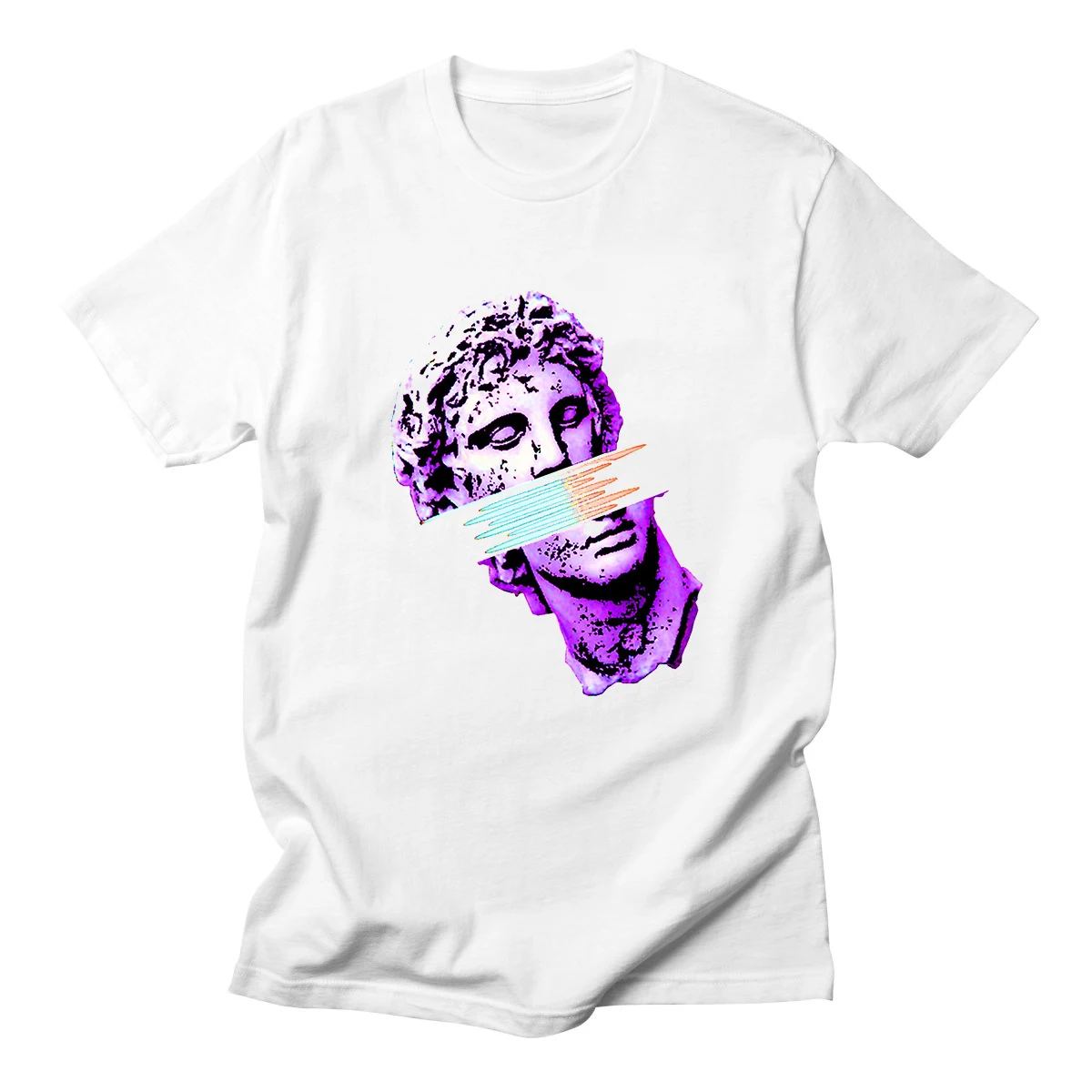 

Vaporwave Aesthetic Japan Otaku Summer Vintage T Shirt Men Hip Hop Men/women Anime Michelangelo T-Shirts Casual Streetwear