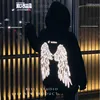 NiceMix The Angel On Your Back letter Printed Street Style Thick Unisex Hoodies Winter Warm Pullover Coat Women Punk Hoodies ► Photo 3/6