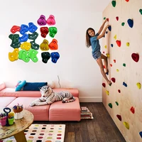 Kids Rock Climbing Games Toys for Children Wall Climbing Stones Child Playground Indoor  Outdoor Rock Wall Climbing Kit