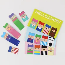 Мультфильм Kawaii канцелярские принадлежности бронзовая Закладка на магните зажимы для студентов подарок школьные офисные принадлежности Закладка книги 4 шт/1 комплект