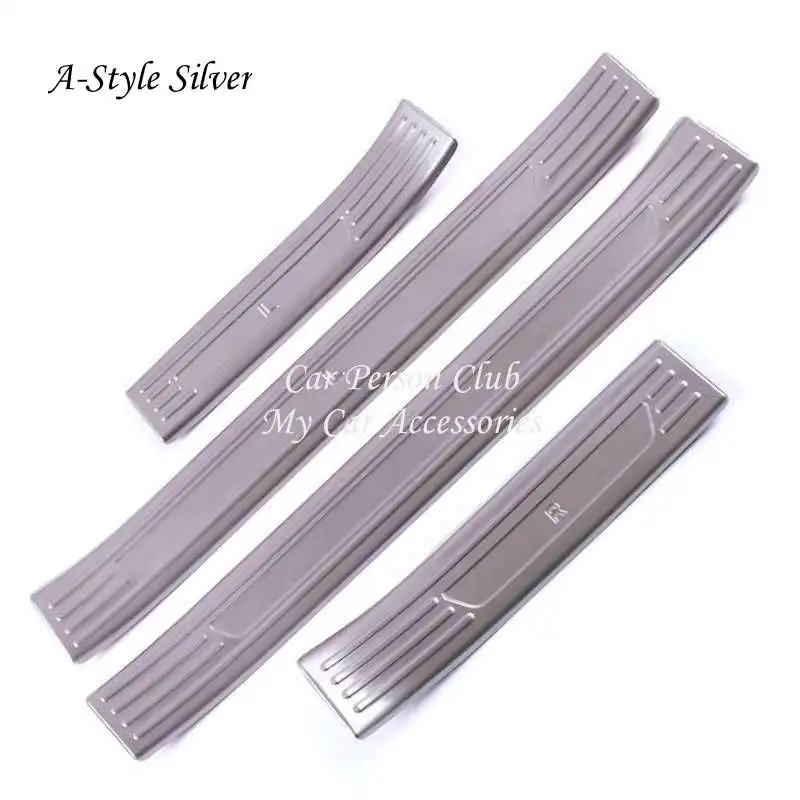 Auto Stainless Steel Door Sill Cover Scuff Welcome Pedal Protector Trims For Mazda CX-30 CX30 CX 30 2019 2020 Car Accessories | Автомобили
