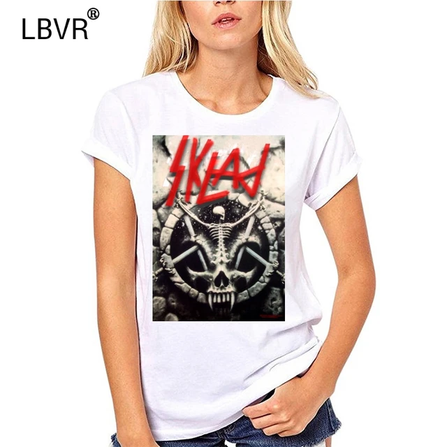 slayer band logo T shirt 100% Catton 