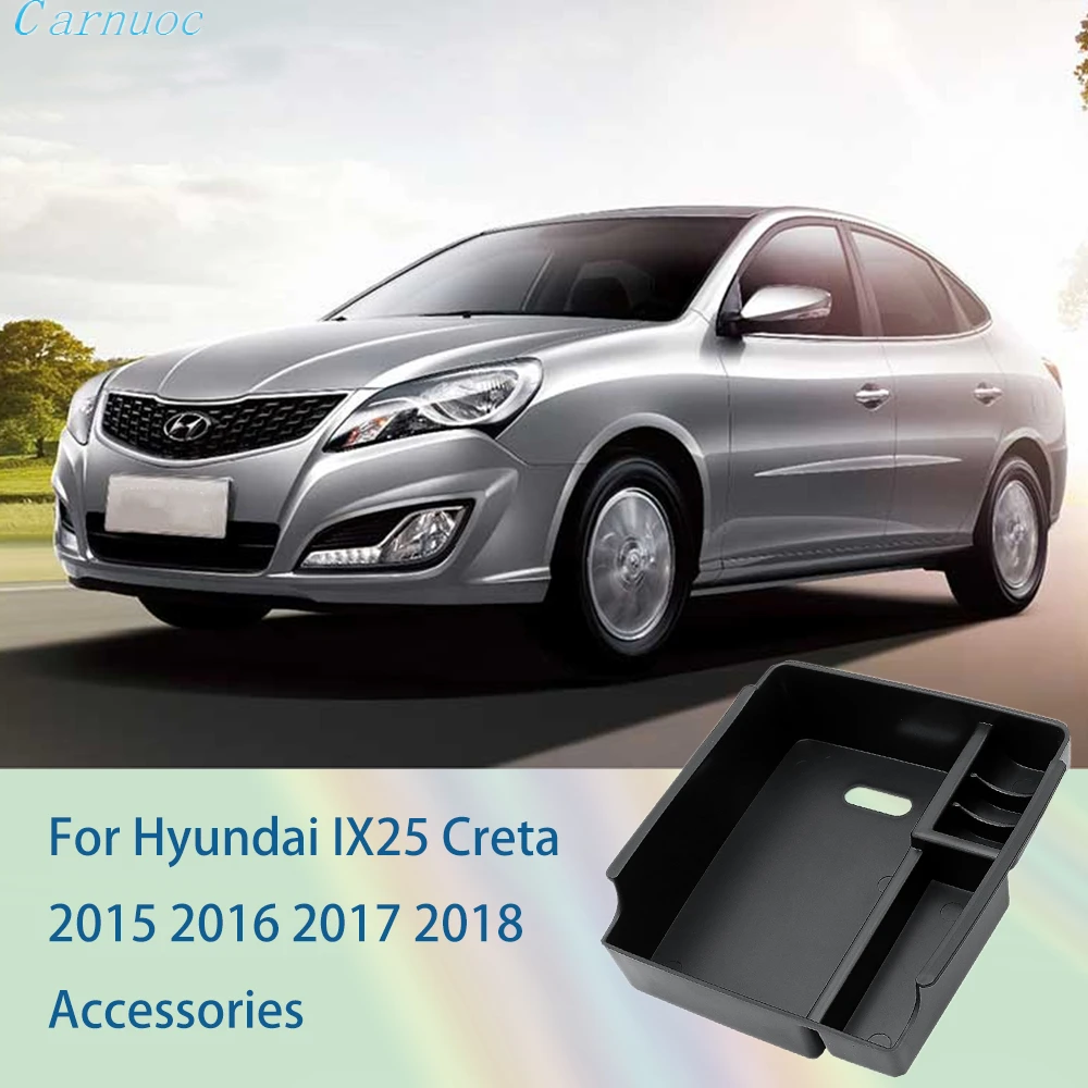 Центральный подлокотник консоль лоток коробка для хранения hyundai IX25 Creta автомобильные аксессуары