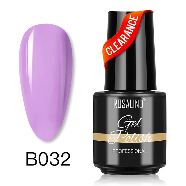 ROSALIND Gel Nail Polish Glitter Gel For Manicure Art Semi Permanent Hybrid Varnish Need UV LED Base Top Coat Nail Polish SLA-B032