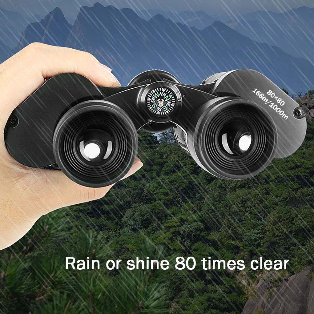 80x80 HD Powerful Binoculars Outdoor Hunting Bird Watching Telescope Optics For Outdoor Hiking Portable Binoculars