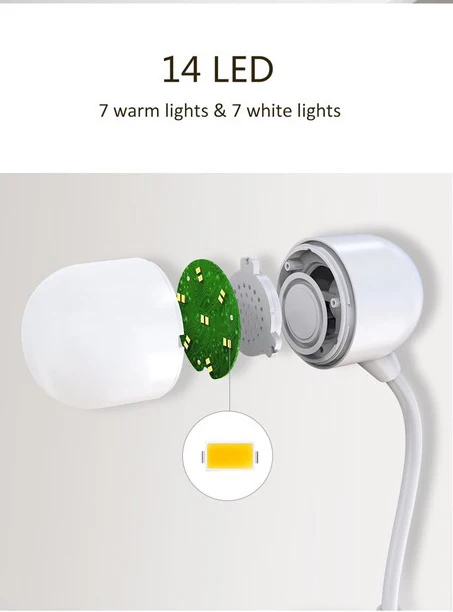 3в1 QI Беспроводная зарядка светодиодная умная настольная лампа для чтения Bluetooth динамик бесступенчатая 360 ° гибкий наглазник стильный ночной Светильник