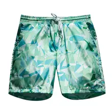 Модные мужские шорты бермуды, мужские повседневные пляжные шорты с широким принтом, мужские короткие брюки, шорты calcao