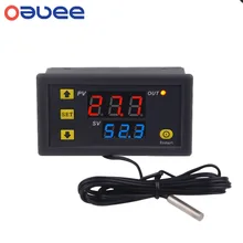 W3230 Mini Digital Regolatore di Temperatura 12V 24V 220V Termostato Regolatore Regolatore di Riscaldamento di Controllo di Raffreddamento Termoregolatore Con Sensore