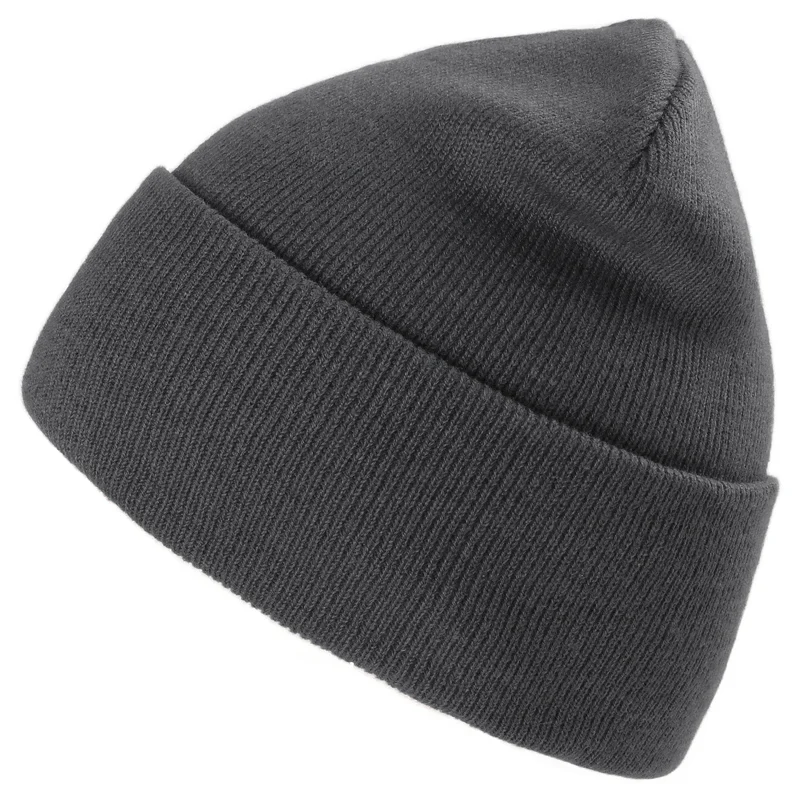 FURTALK, детская шапочка, зимняя шапка для девочек и мальчиков, вязанные осенне-весенние шапочки, детские черные шапочки унисекс для детей 2-5 лет - Цвет: Темно-серый