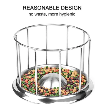 

Bowl Food Dispenser Basin Multifunction Semi-water Aquarium Tortoise Feeder Home Stainless Steel Reptile Pet Supply Feeding Tool