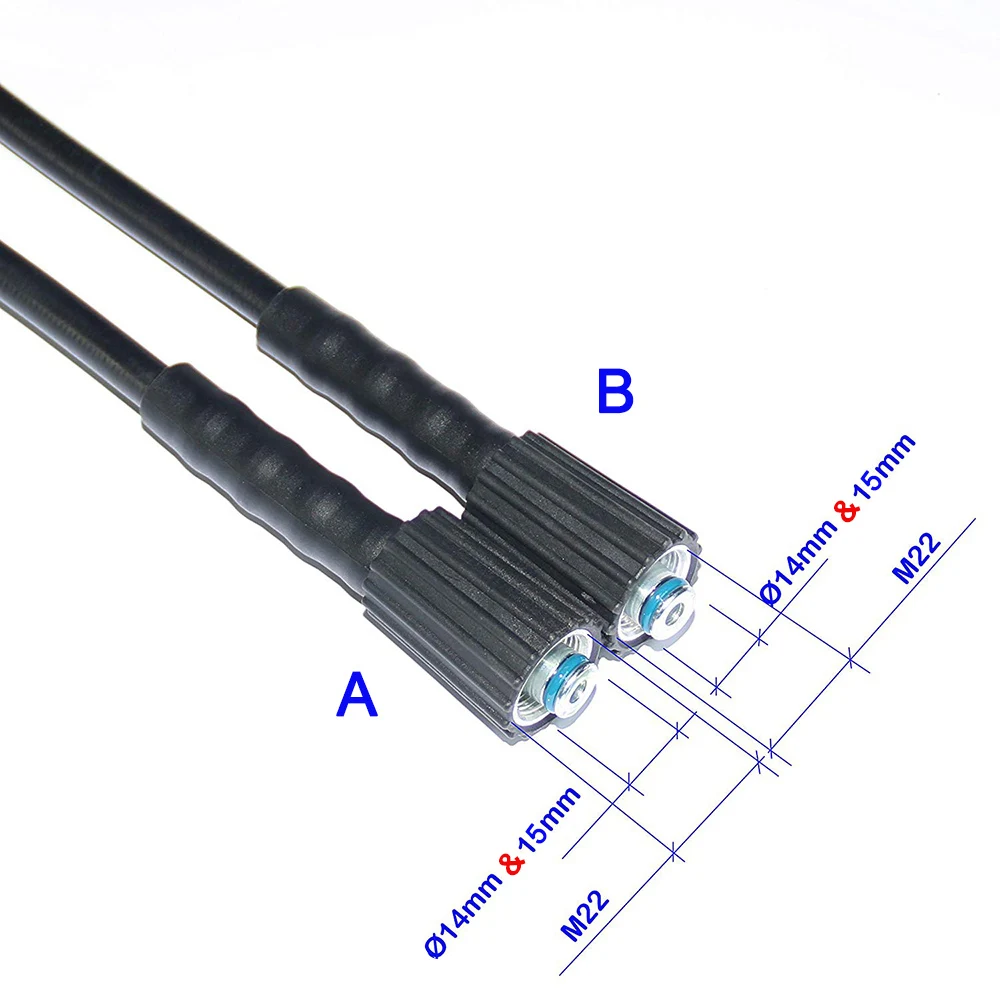 10 м высокого давления Удлинительный шланг Мойка автомобиля замена шланга с M22-14 распылитель шланг набор для Karcher мойки высокого давления
