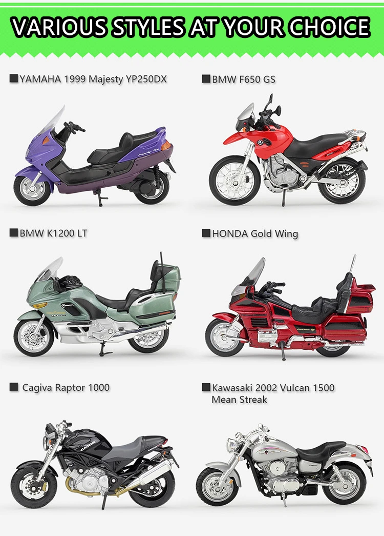 WELLY 1:18 Yamaha YP240DX литая под давлением модель мотоцикла из сплава игрушка для детей подарок на день рождения коллекция игрушек