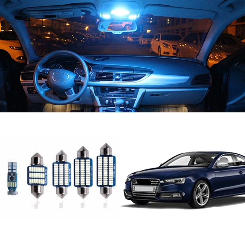 17 шт. T10 Led Canbus автомобильный светильник накаливания Интерьер посылка комплект