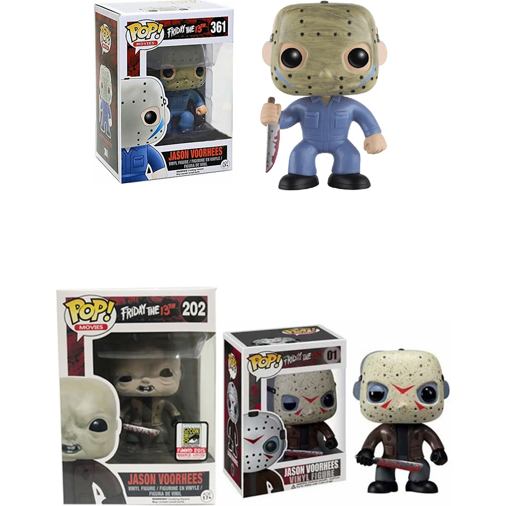 FUNKO POP Friday the 13th JASON VOORHEES 01 #202 #361 # виниловые Фигурки Коллекционная модель игрушки |