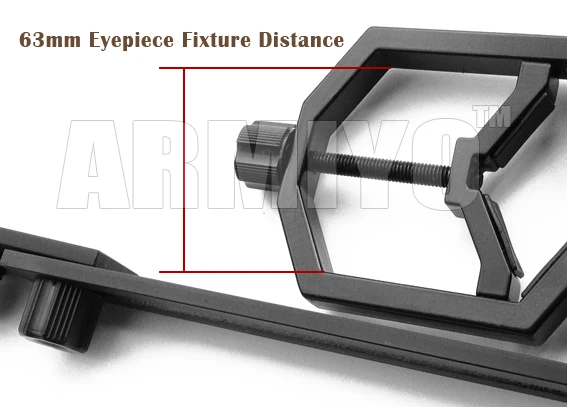 Description Picture 6 of itemArmiyo Camera Camcorder Phone Attach Spotting Scopes Sight Universal Tripod Support Mount Head Holder Hunting Accessories