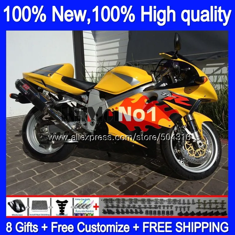 Корпус для SUZUKI TL1000R SRAD 1998 1999 2000 2001 2002 2003 Топ желтый 25MC. 84 TL1000 TL 1000 R 1000R 98 99 00 01 02 03 обтекатель