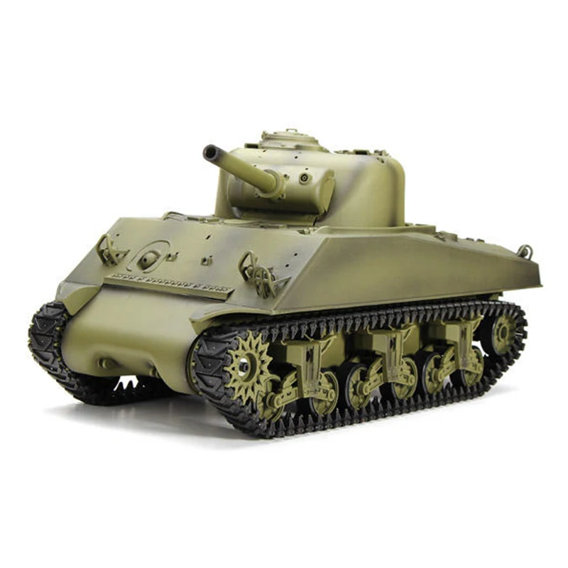 LeadingStar Heng Long 3898-1 2 4G 1/16 US Sherman M4A3 Радиоуправляемый боевой автомобиль | Игрушки и