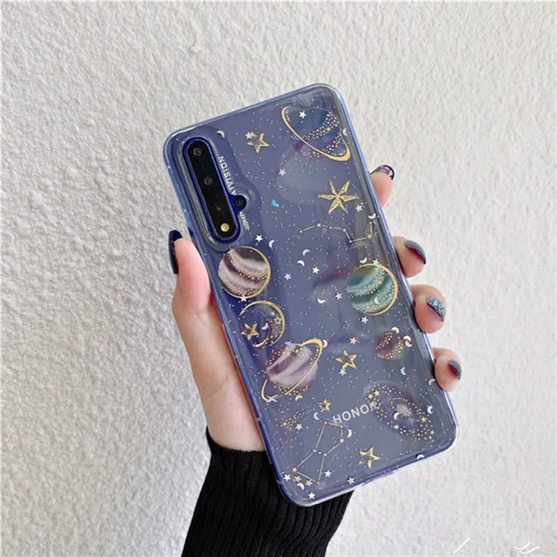 LOVECOM блестящий чехол для телефона huawei mate 30 Pro P30 Lite P20 Lite P20 Pro Чехол из мягкой эпоксидной смолы - Цвет: Transparent White