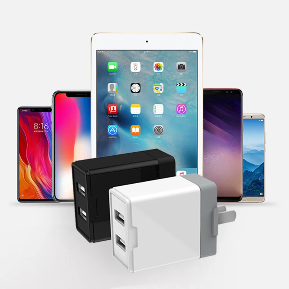 4.8A 24 Вт США штекер 2USB зарядное устройство смартфон Универсальный мобильный телефон зарядное устройство для путешествий зарядное устройство для IPhone samsung