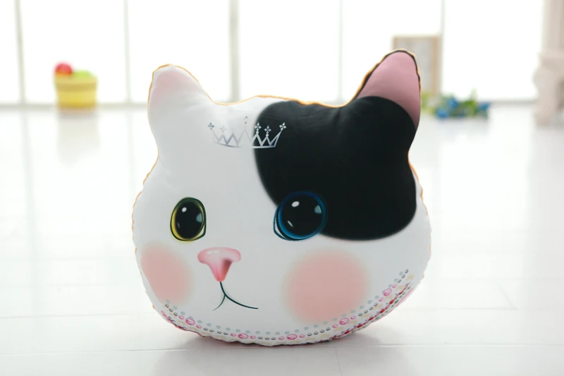 Прямая поставка Peluches Kitty чучело животное милый котенок плюшевая игрушечная кошка подушка мягкая игрушка подушка домашний декор для детей Подарки для детей - Цвет: As picture