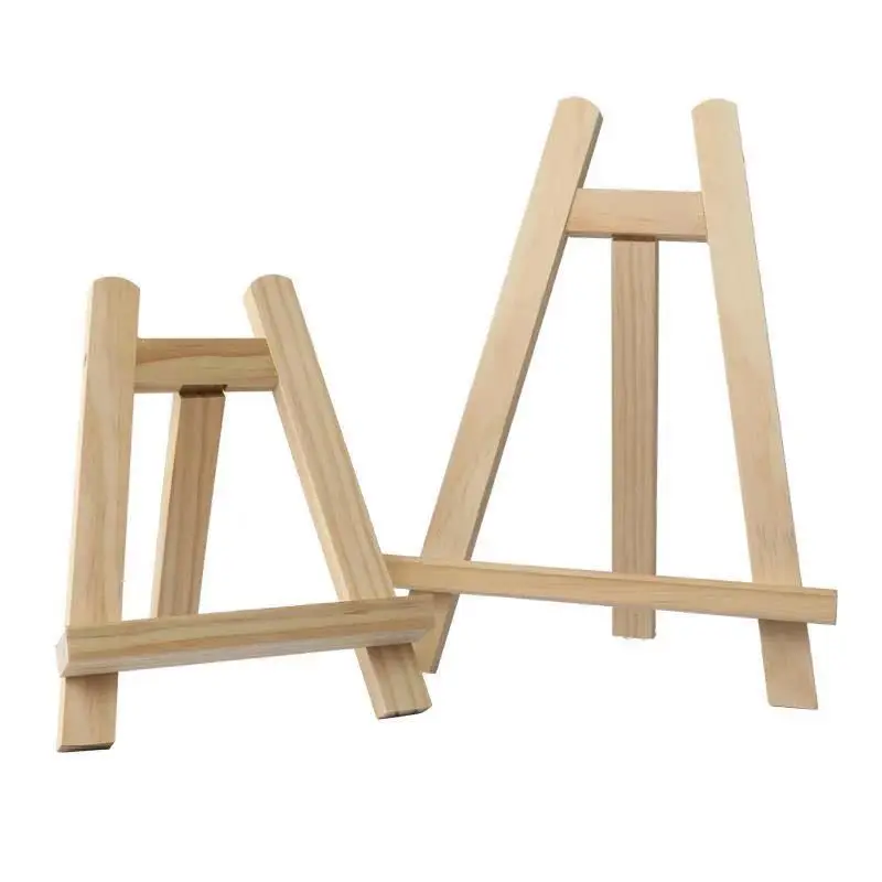 

Pine Wood Mini Tripod Solid Wood Small Easel Tripod Decoration Easel Frame Calendar Tripod