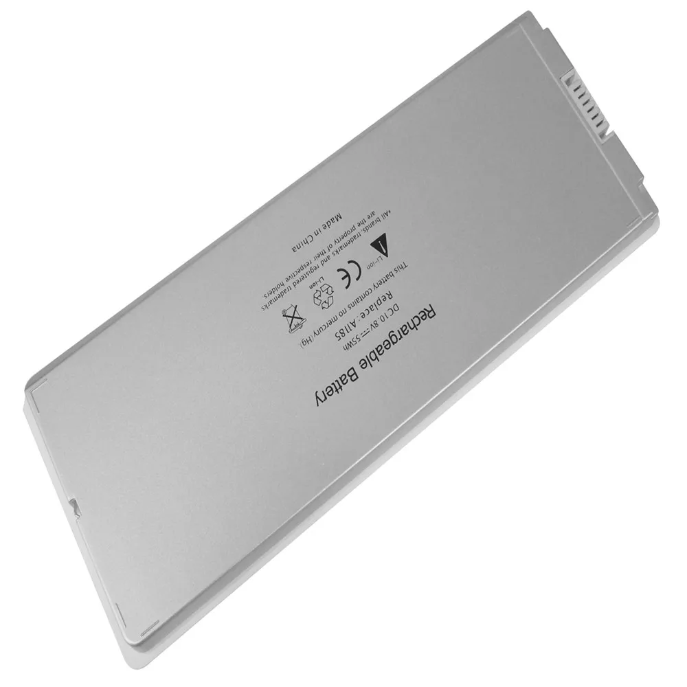 LMDTK Белый Аккумулятор для ноутбука Apple MacBook 1" A1185 A1181 MA561 MA561FE/A MA561G/A MA254