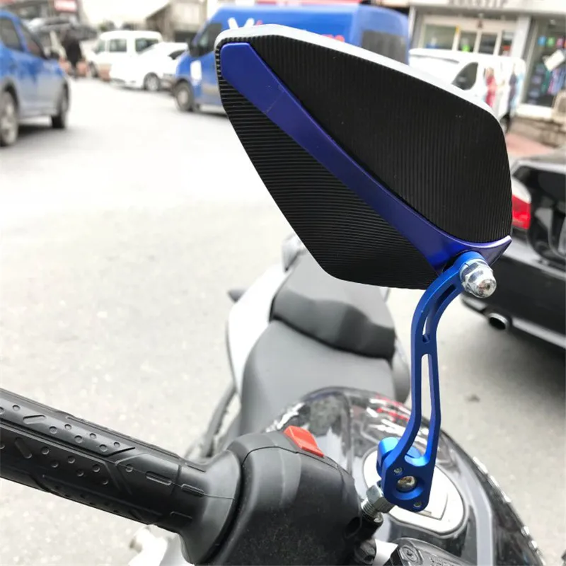 Универсальный 8 мм 10 мм moto rbike боковое зеркало для honda suzuki yamaha зеркала moto cross аксессуары moto rcycle зеркало заднего вида moto